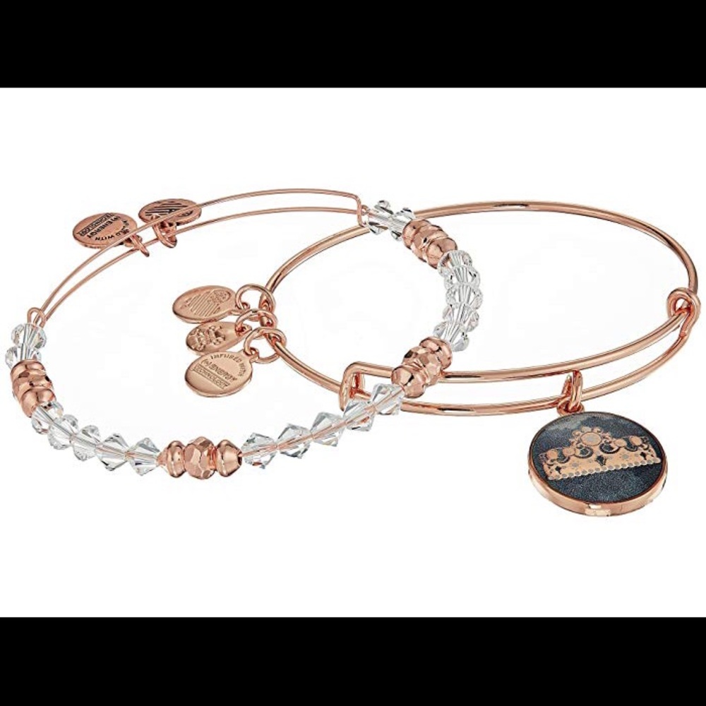 Alex and Ani Queen’s Crown Art Infusion Bangle Set